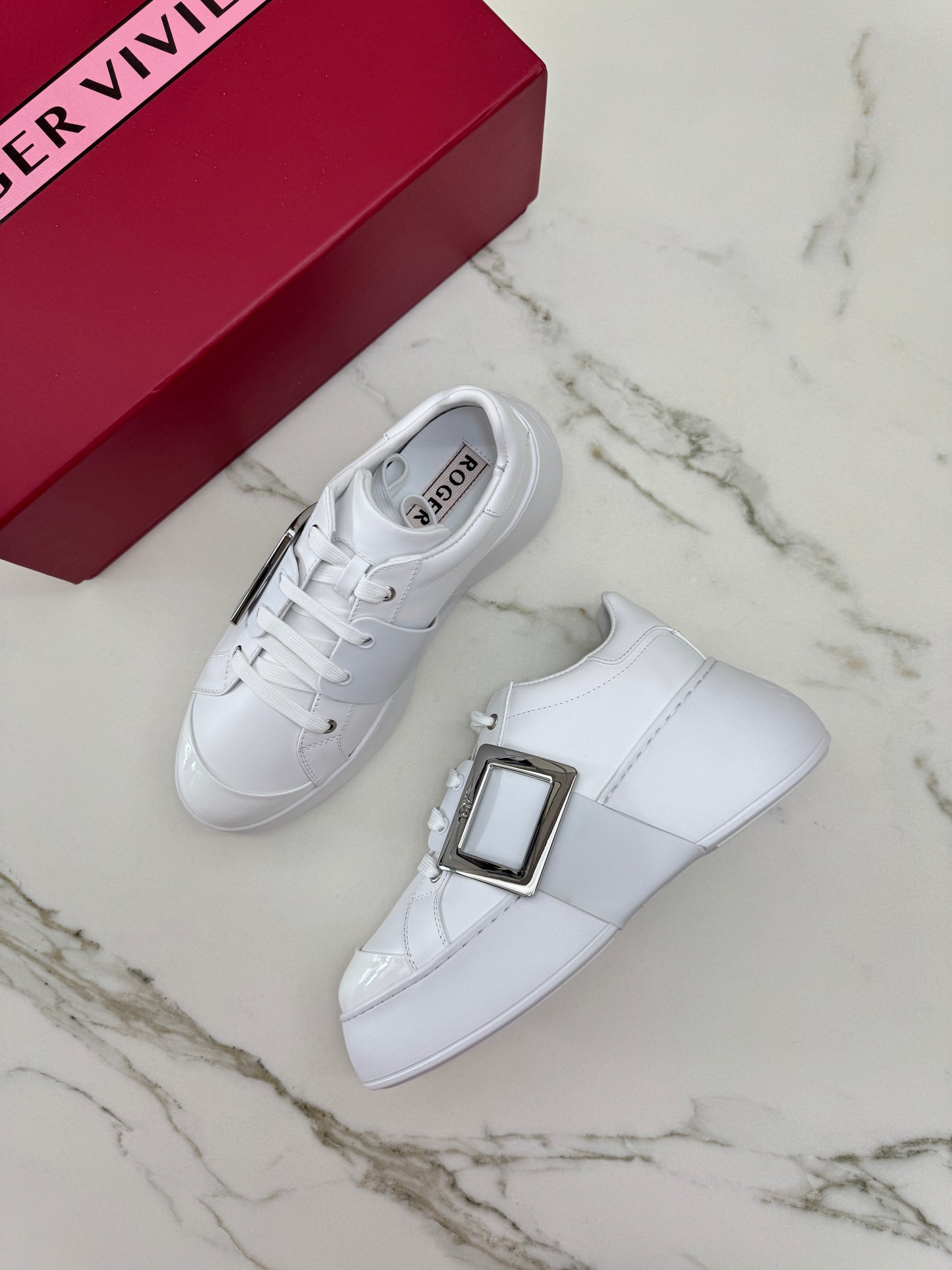 RV 厚底小白鞋 Viv Skate Sneakers