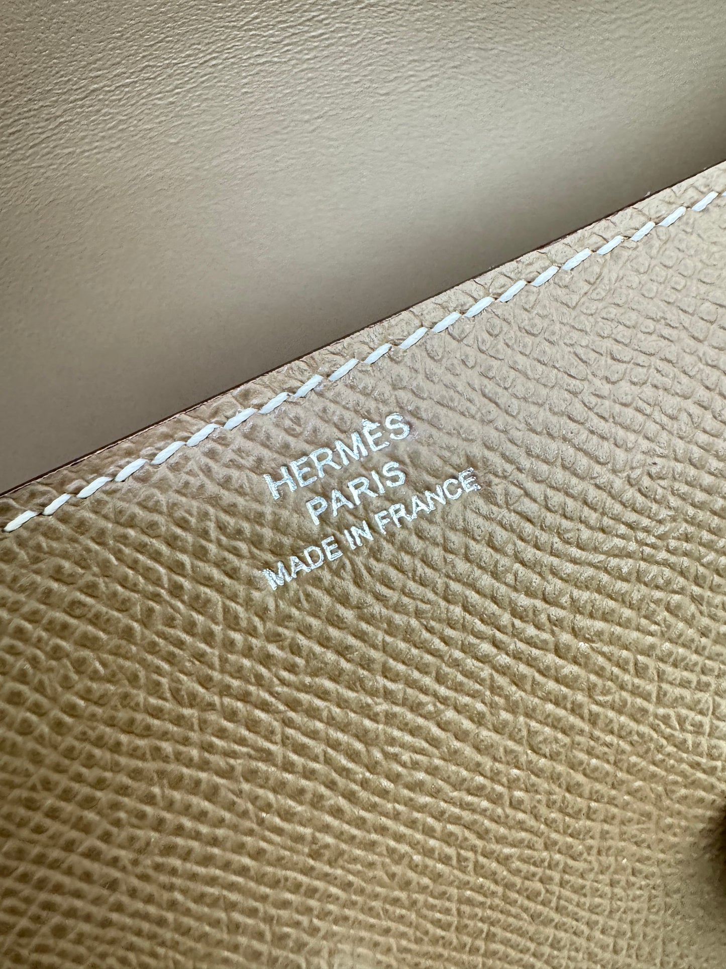 HERMES Constance Elan 大象灰銀扣 Epsom Etoupe PHW