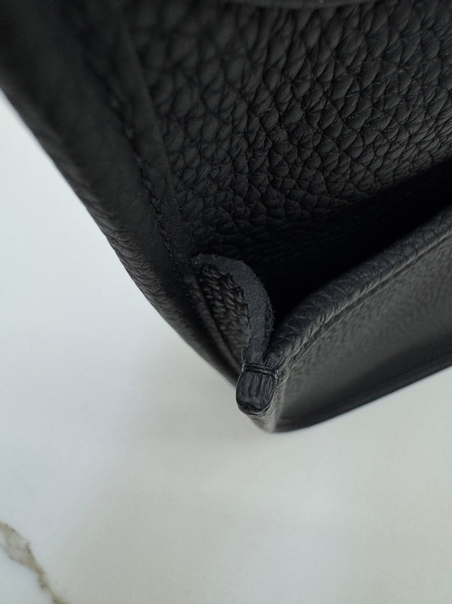 HERMES Evelyne23 黑銀 TC