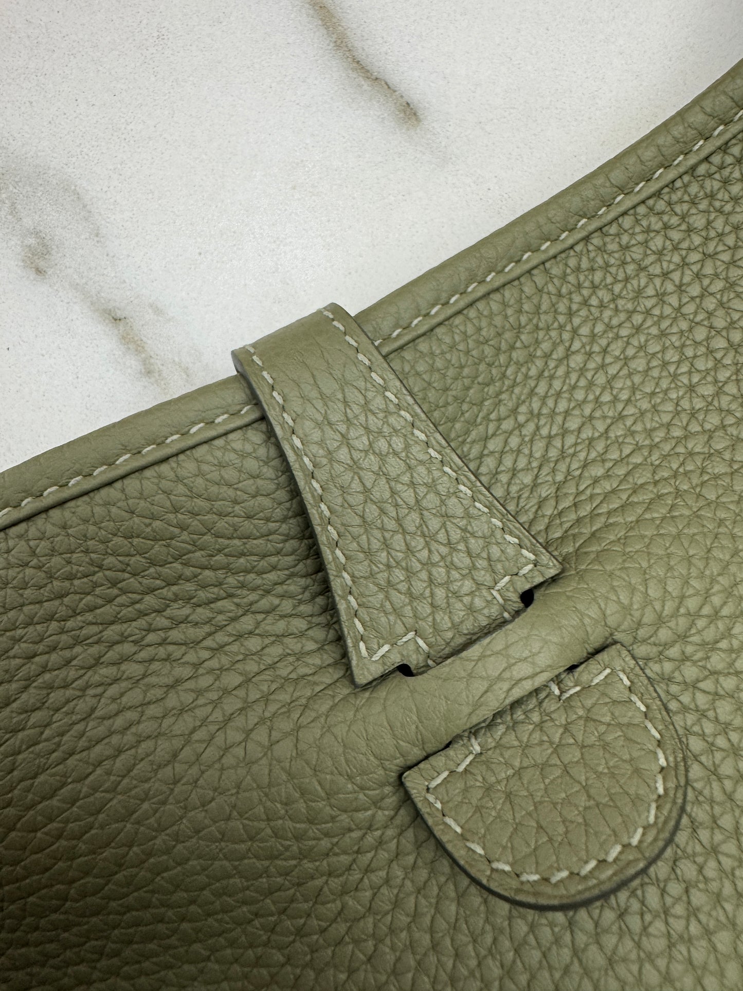HERMES Evelyne 33 鼠尾草綠金扣 Q1 Sauge GHW