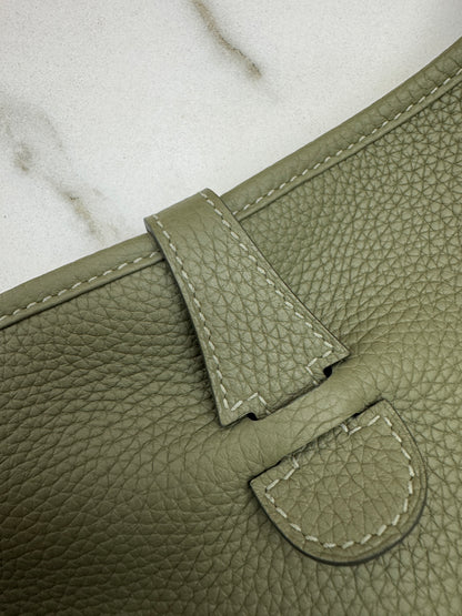 HERMES Evelyne 33 鼠尾草綠金扣 Q1 Sauge GHW