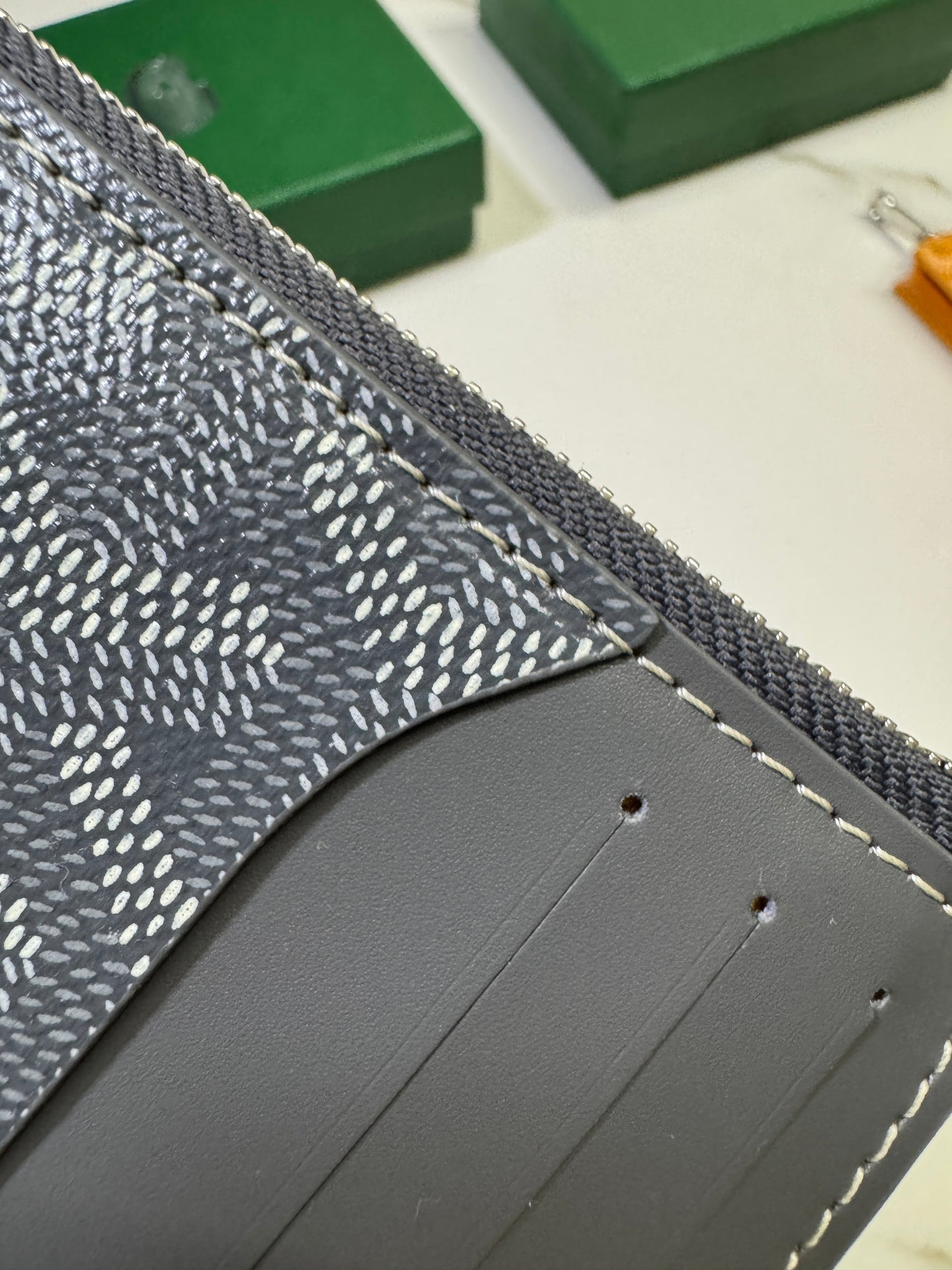 GOYARD Bourbon Zipped Cardholder 灰色