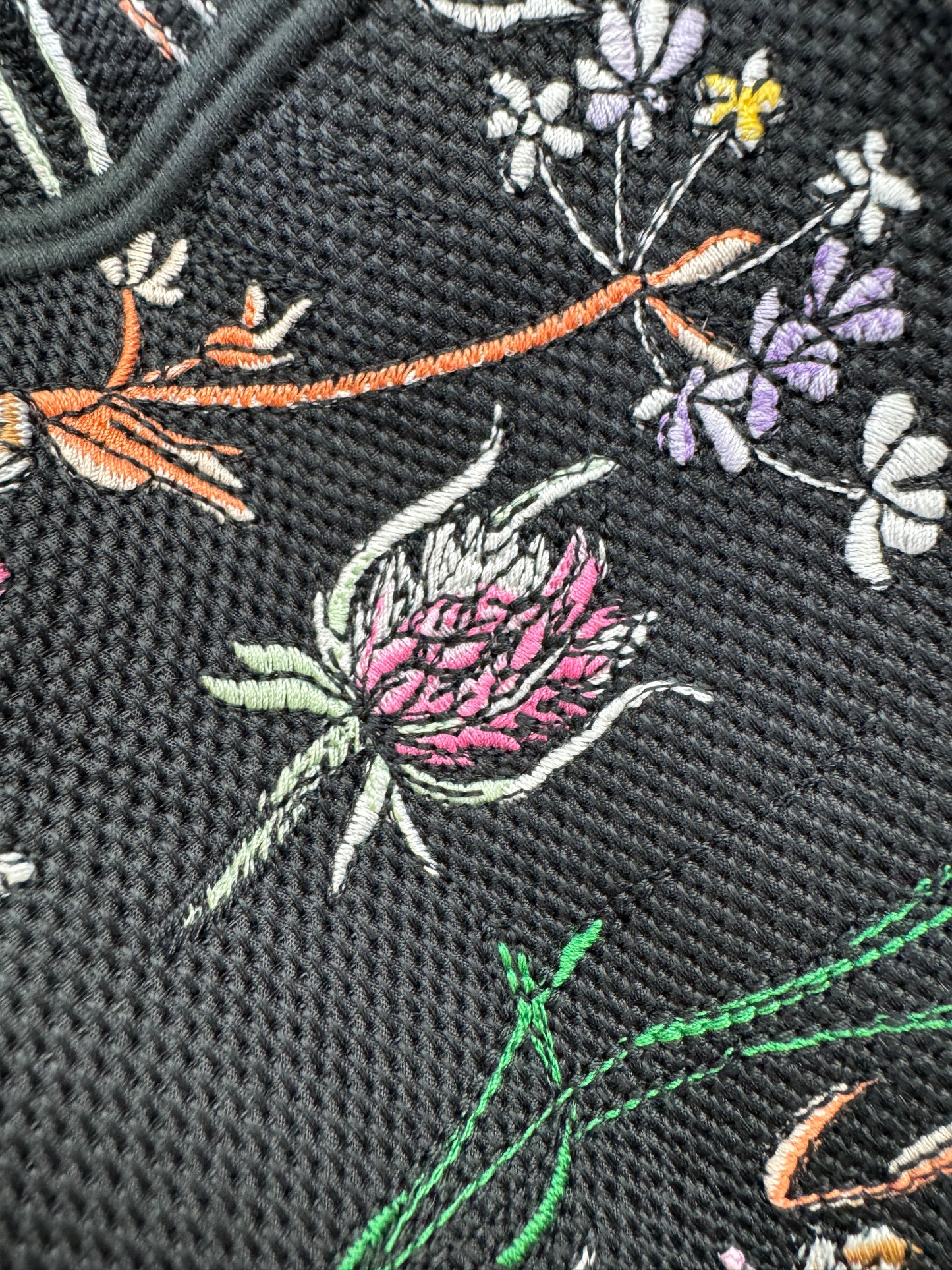 DIOR Book Tote Herbarium Black Medium