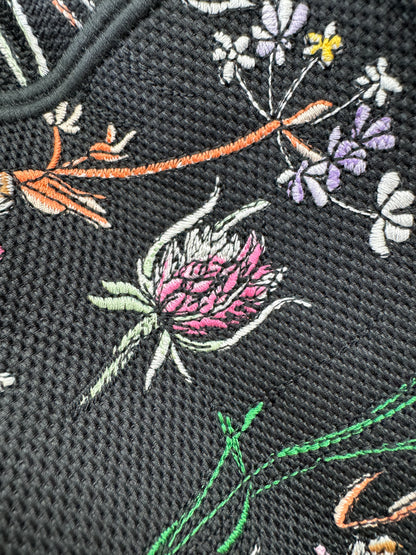 DIOR Book Tote Herbarium Black Medium