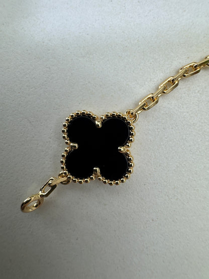 VCA Vintage Alhambra Bracelet 黑玉髓