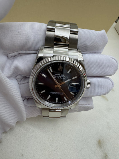 ROLEX Datejust 36mm 太陽圈藍盤 M126234