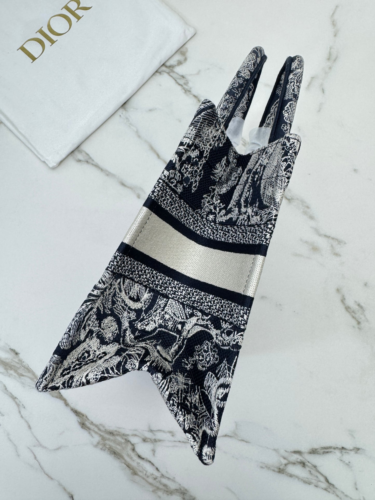 DIOR Book Tote Toile de Jouy Reverse Small