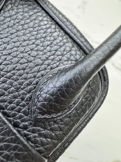 HERMES Mini Lindy 一代 黑銀 Noir PHW