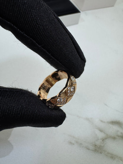 CHANEL Coco Crush Ring 米金色 Beige Gold