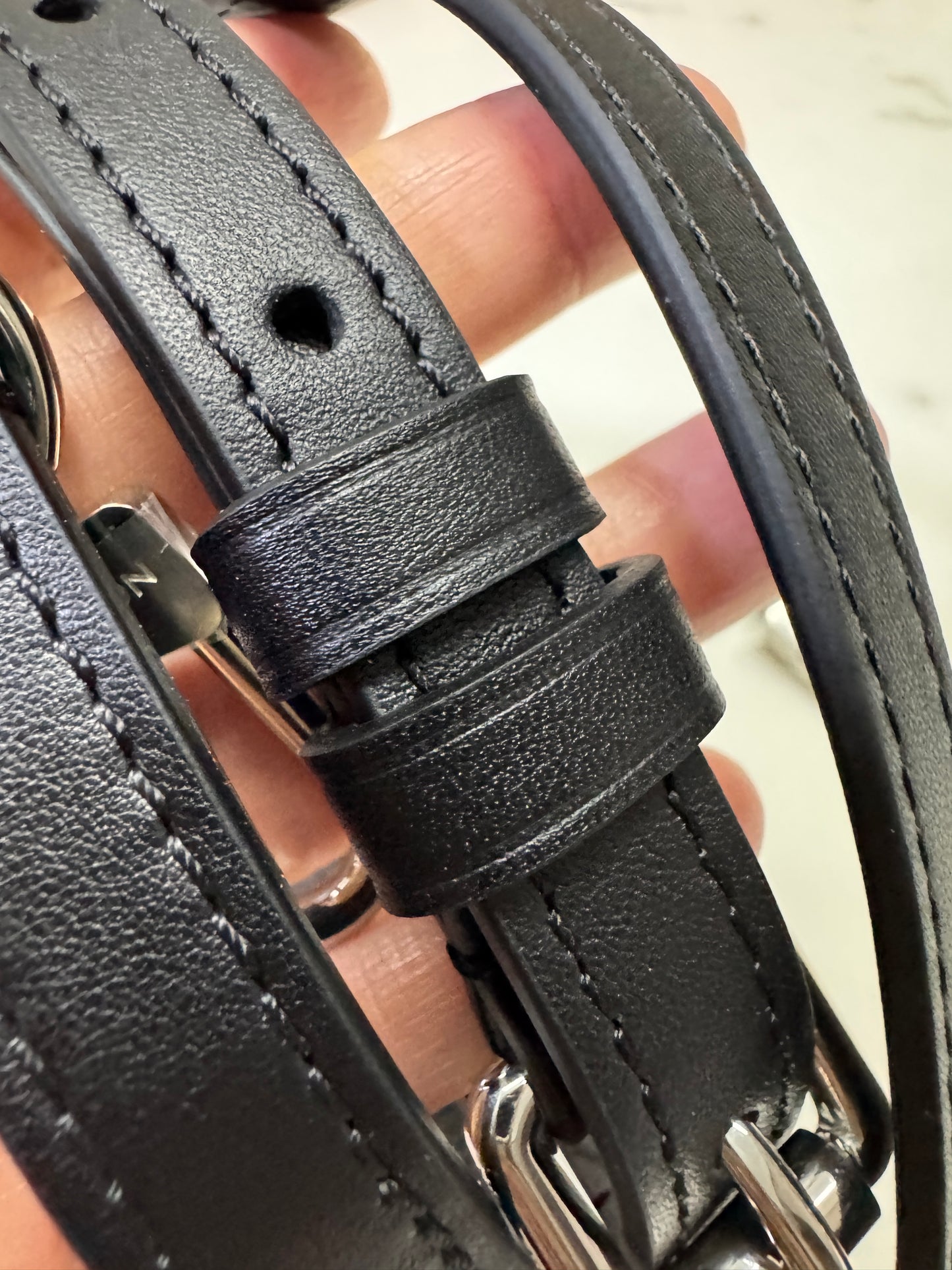 LV Side Trunk MM 黑色皮款