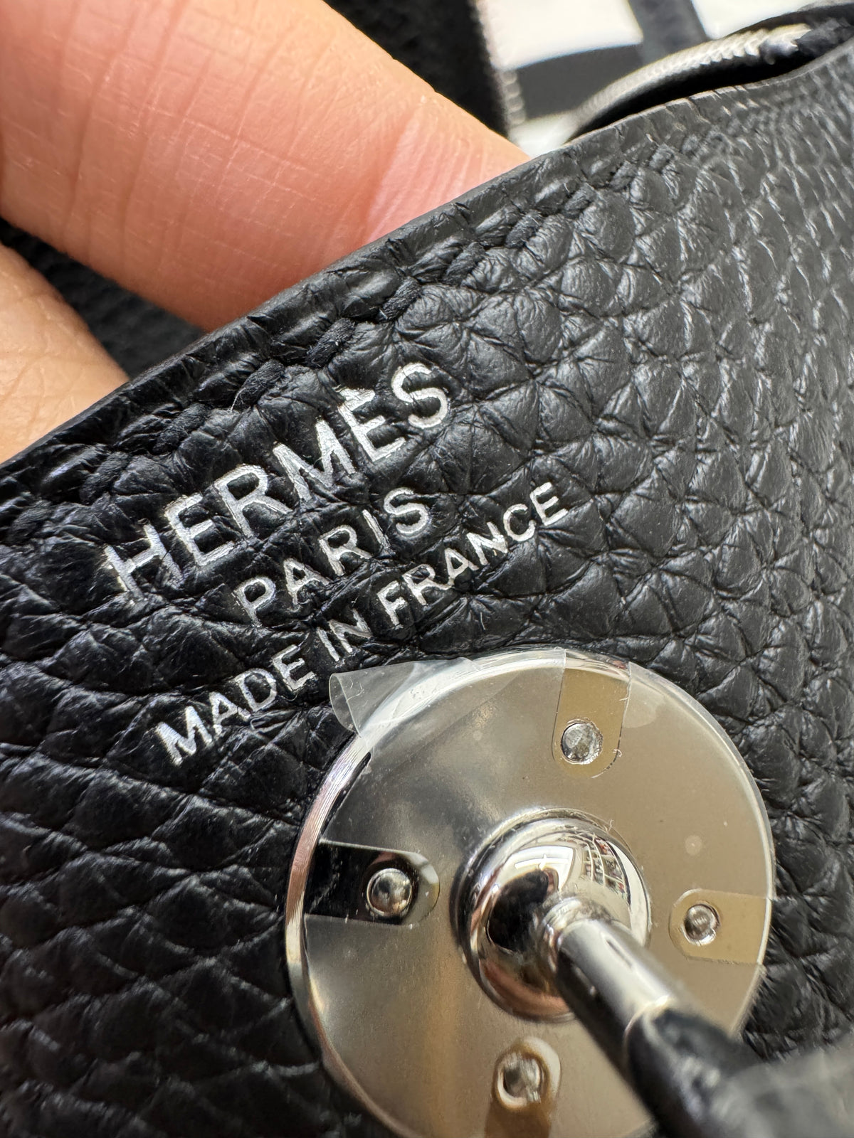 HERMES Mini Lindy 一代 黑銀 Noir PHW