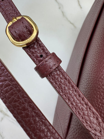 CHANEL 26S Maxi Flap Bag Small 酒紅色金扣 Burgundy GHW