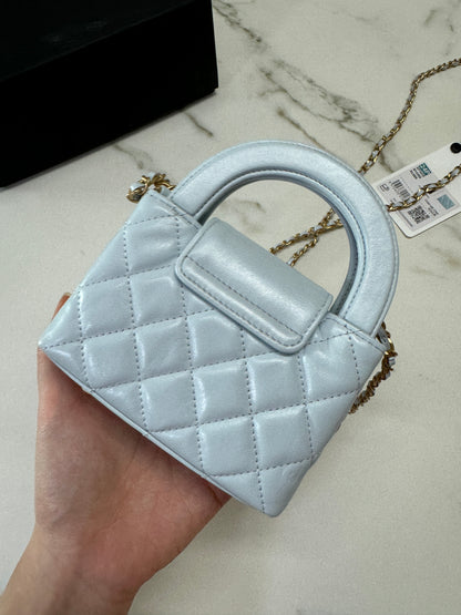 CHANEL Kelly Mini 霧霾藍