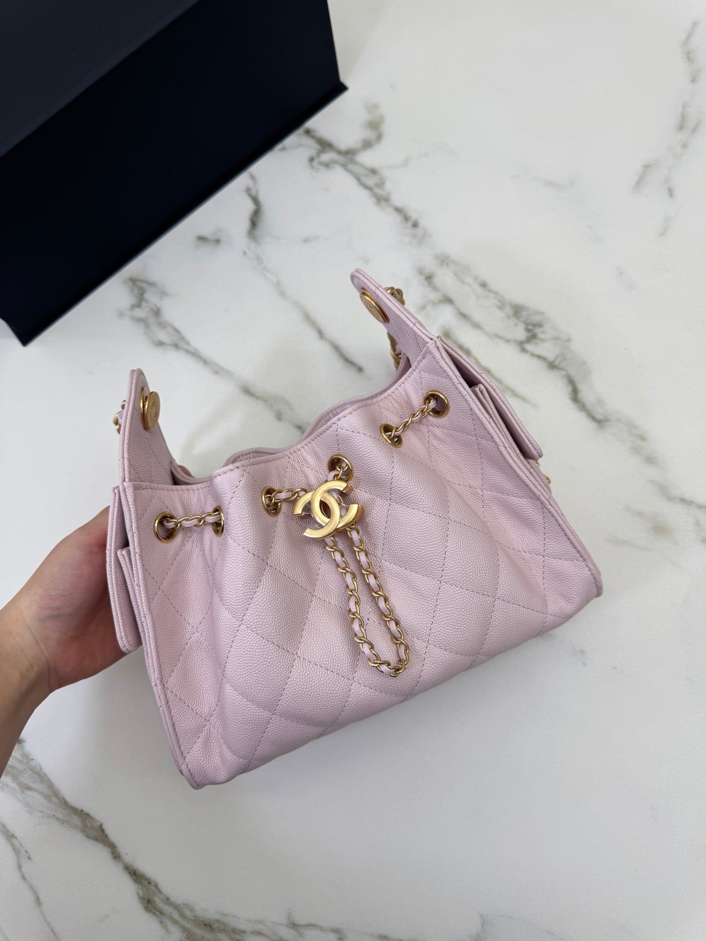 CHANEL Mini 25Bag 26C 淺粉