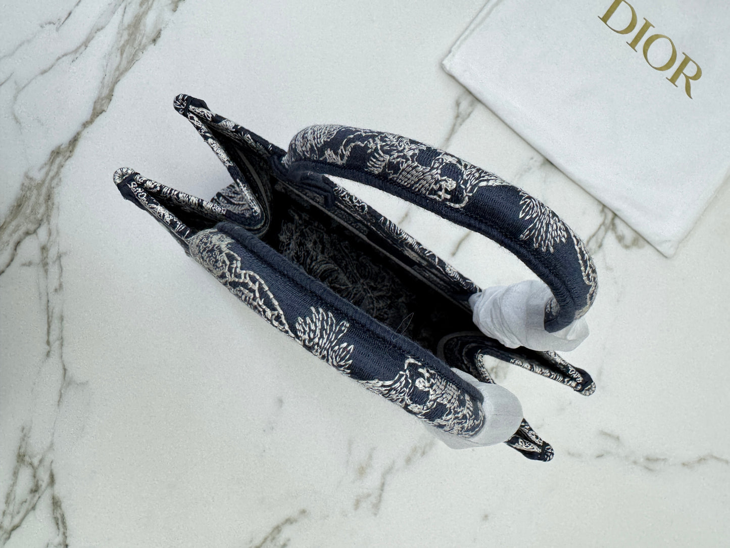 DIOR Book Tote Toile de Jouy Reverse Small