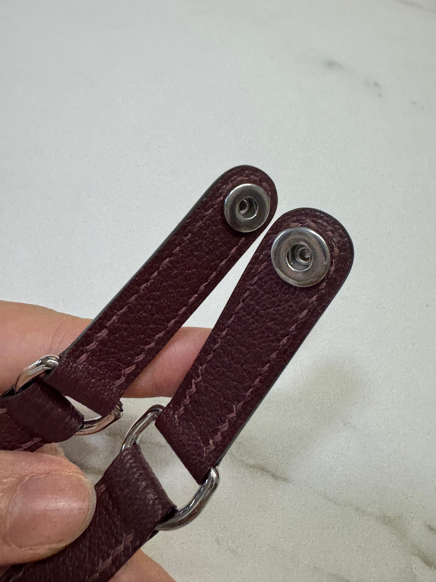 HERMES Kelly Elan 山羊皮 愛馬仕紅 Rough H PHW