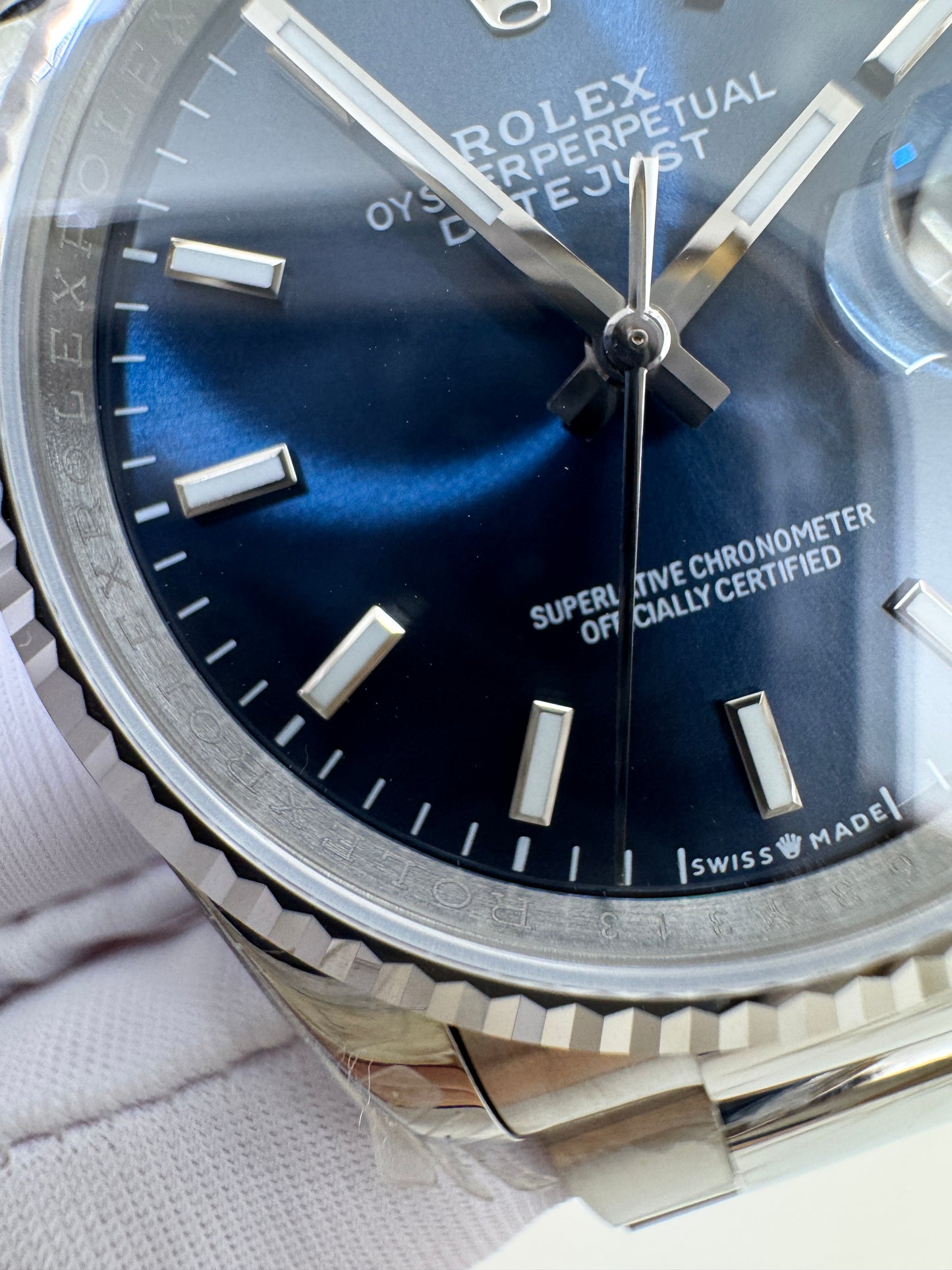 ROLEX Datejust 36mm 太陽圈藍盤 M126234