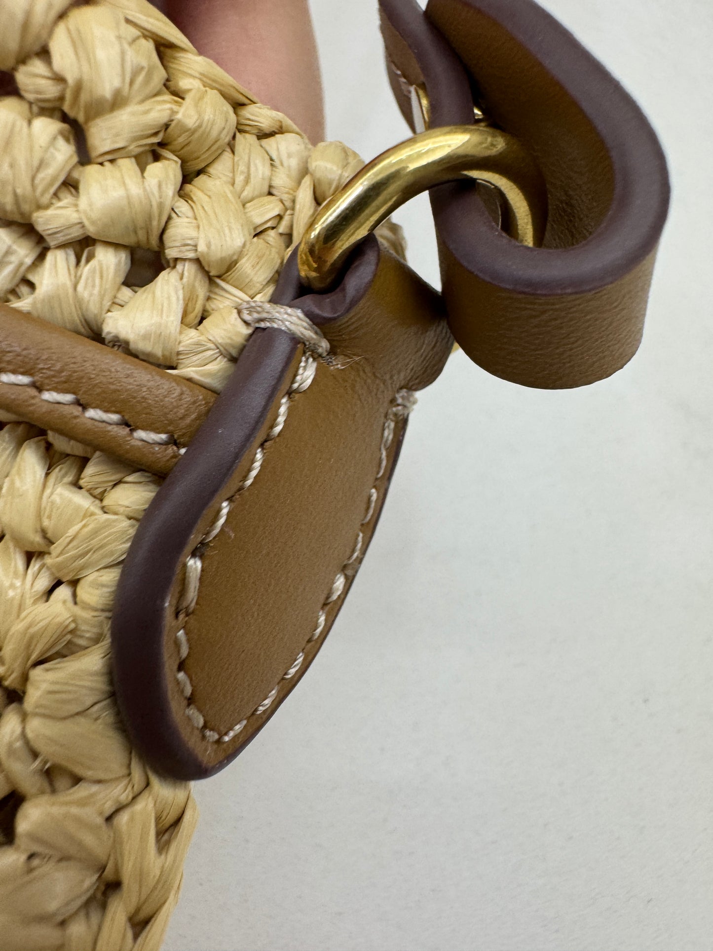 MIU MIU 拉菲草草編包