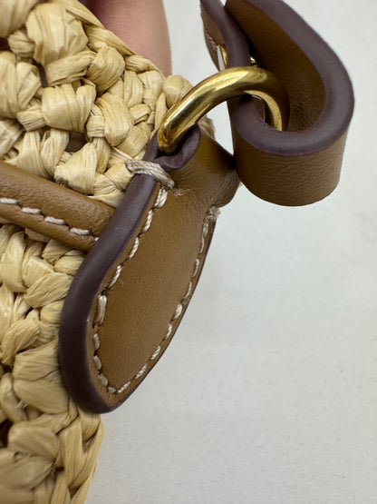 MIU MIU 拉菲草草編包