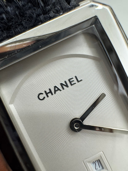CHANEL Boyfriend Watch Tweed