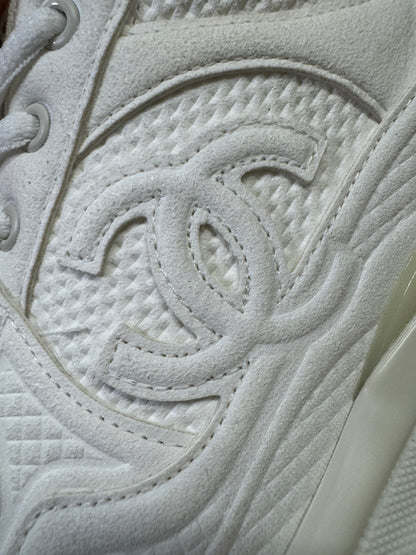 CHANEL 24S 純白運動鞋