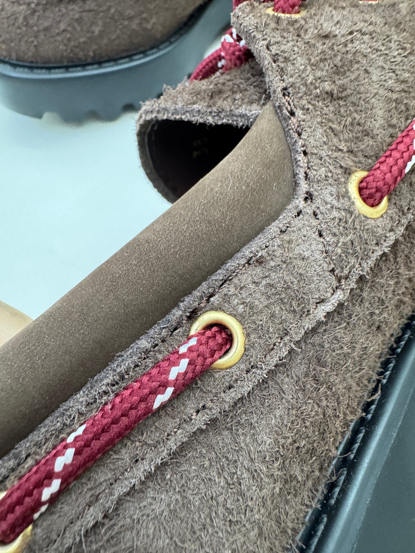 MIU MIU 絨面厚底 Loafers