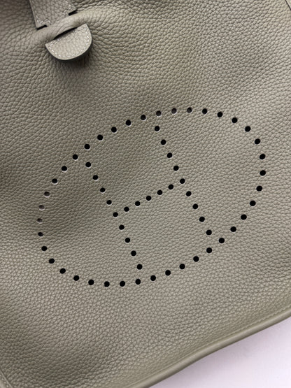 HERMES Evelyne 33 鼠尾草綠金扣 Q1 Sauge GHW