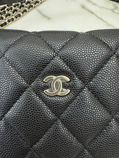 CHANEL 飯盒包 黑色牛皮