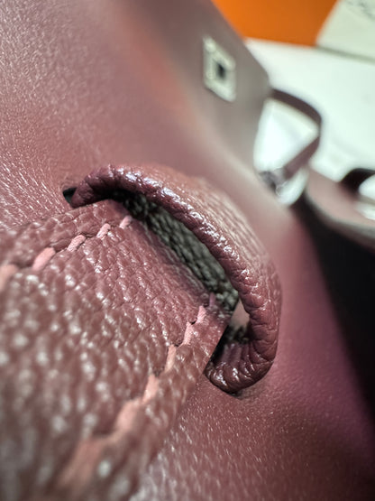 HERMES Kelly Elan 山羊皮 愛馬仕紅 Rough H PHW