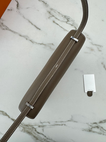HERMES Constance Elan 大象灰銀扣 Epsom Etoupe PHW