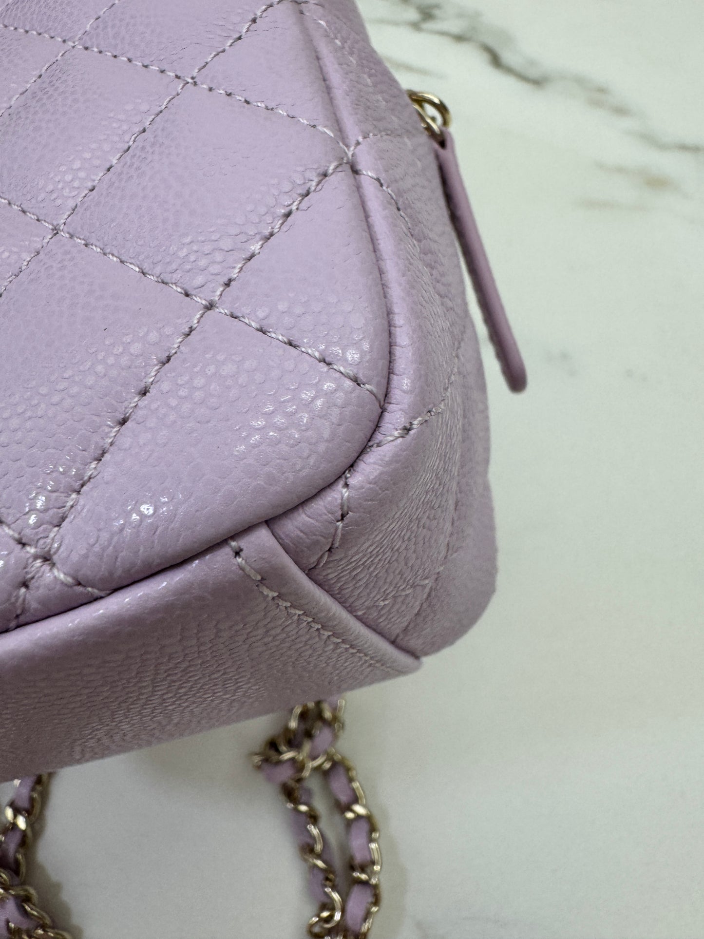 CHANEL Mini Backpack 小書包 24A粉紫色