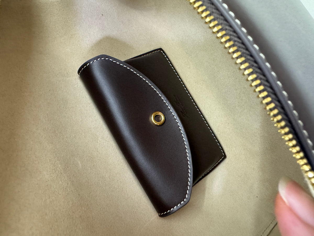 LORO PIANA Extra Bag 27 Dark Chocolate