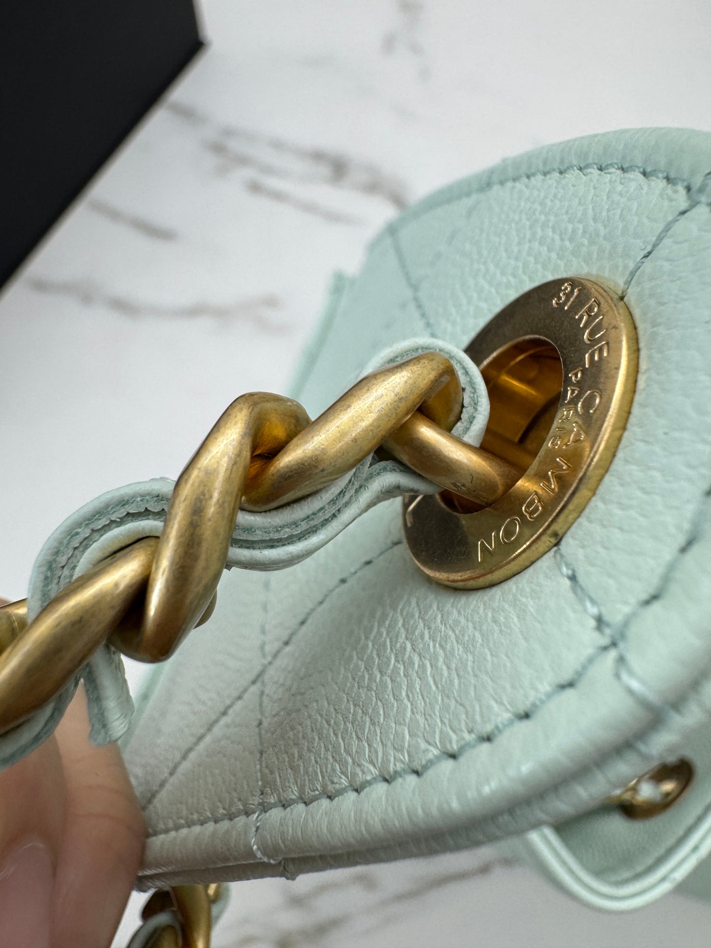 CHANEL 25 Bag Small 薄荷綠