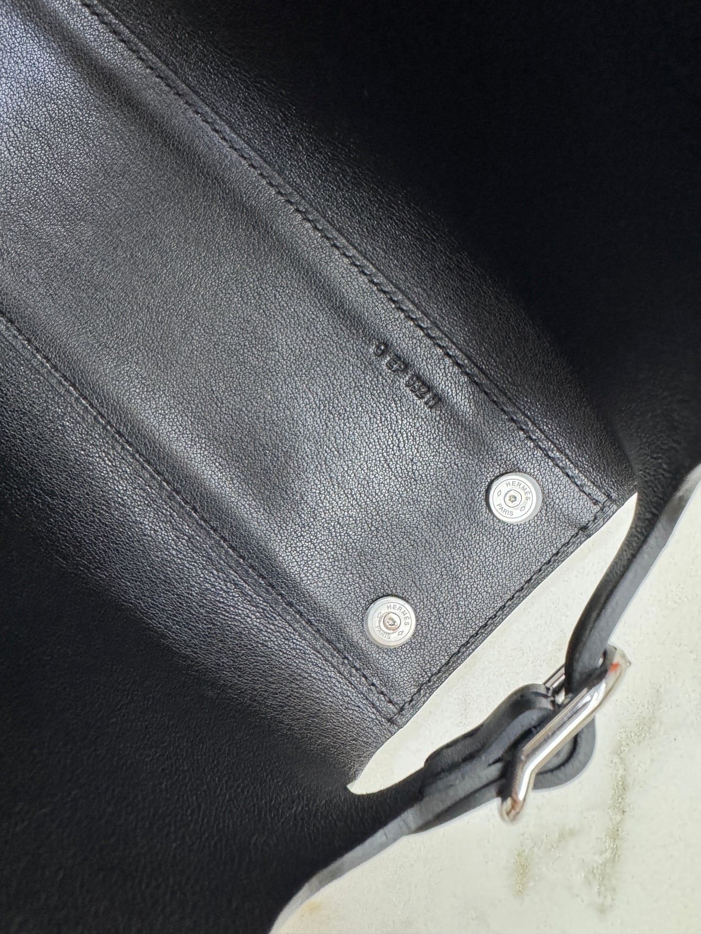 HERMES Tablier 熊貓色