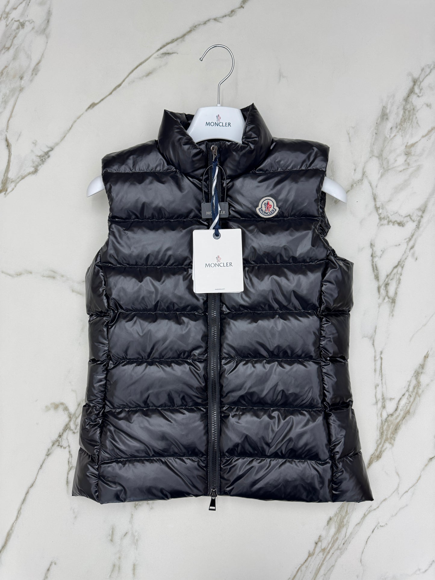 MONCLER Ghany Gilet 背心馬甲羽絨 Nylon Laque Down
