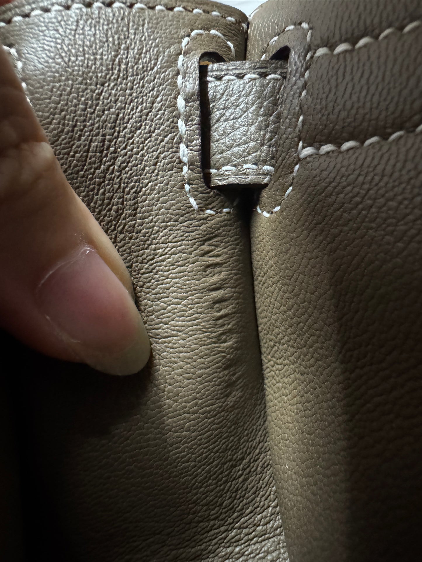 HERMES Jypsiere Mini 大象灰 金扣 evercolor 18 etoupe GHW