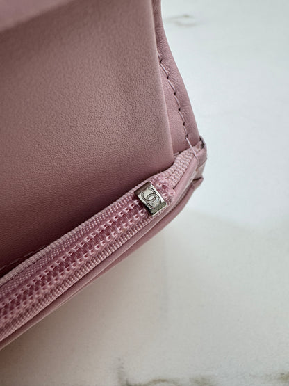 CHANEL Passport Holder 粉紅色