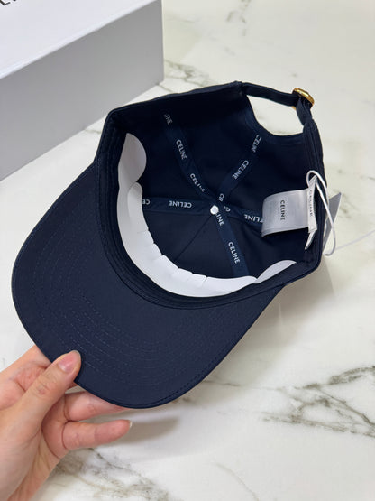 CELINE 凱旋門鴨舌帽 藏藍色