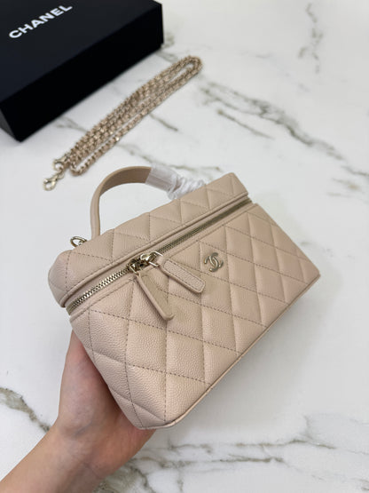 CHANEL LP盒子包 淺杏色