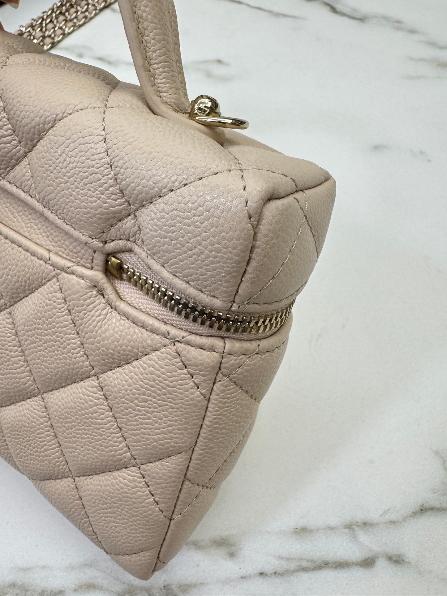 CHANEL LP盒子包 淺杏色