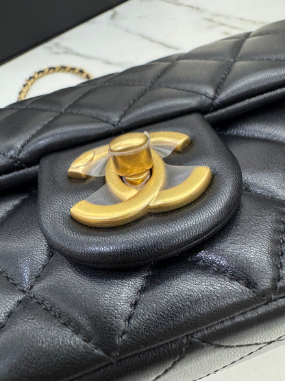CHANEL 25B調節扣 Mini CF20 羊皮