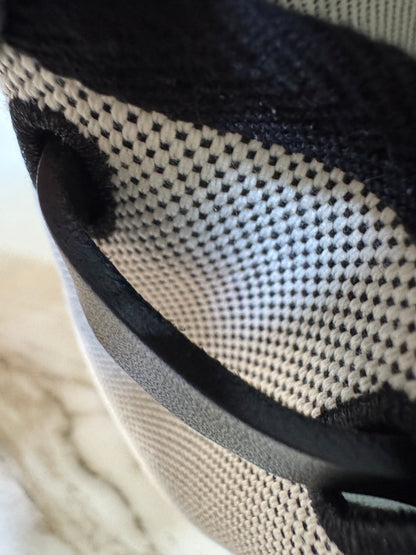 HERMES Mini Herbag 熊貓色 金扣 H Viking 帆布