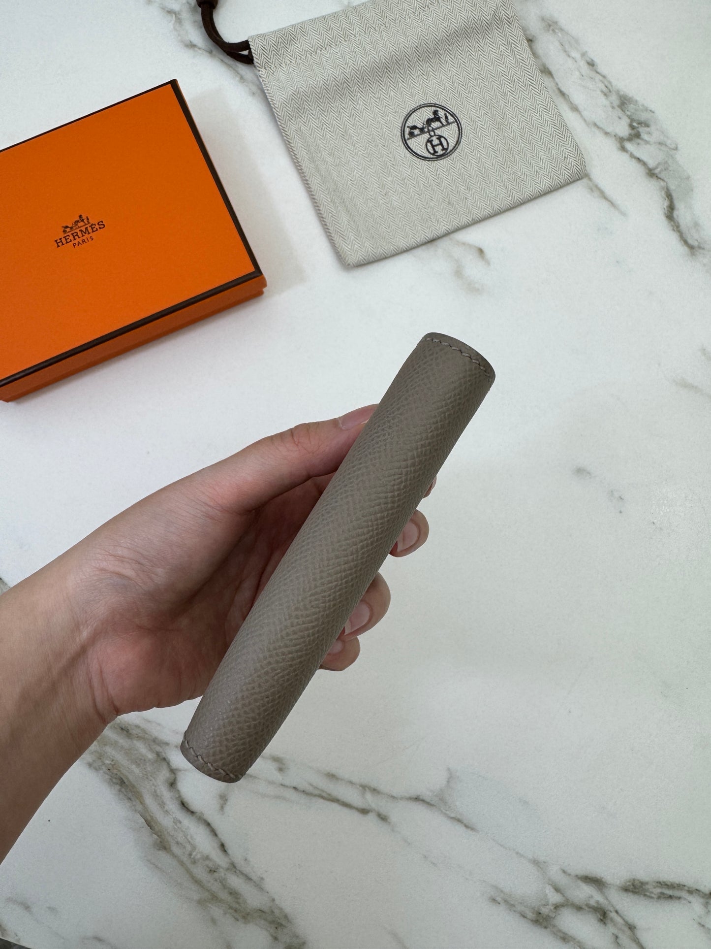 HERMES Bearn Wallet 瀝青灰銀扣 Epsom M8 Gris Asphalt PHW