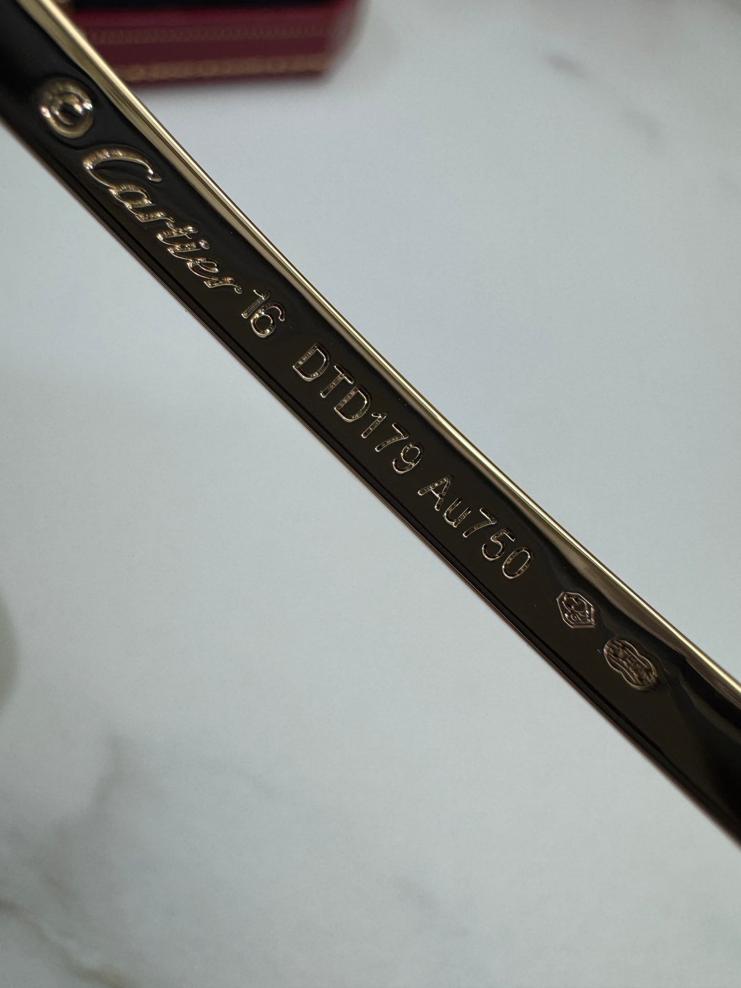 CARTIER Love Bracelet 窄版滿天星 玫瑰金