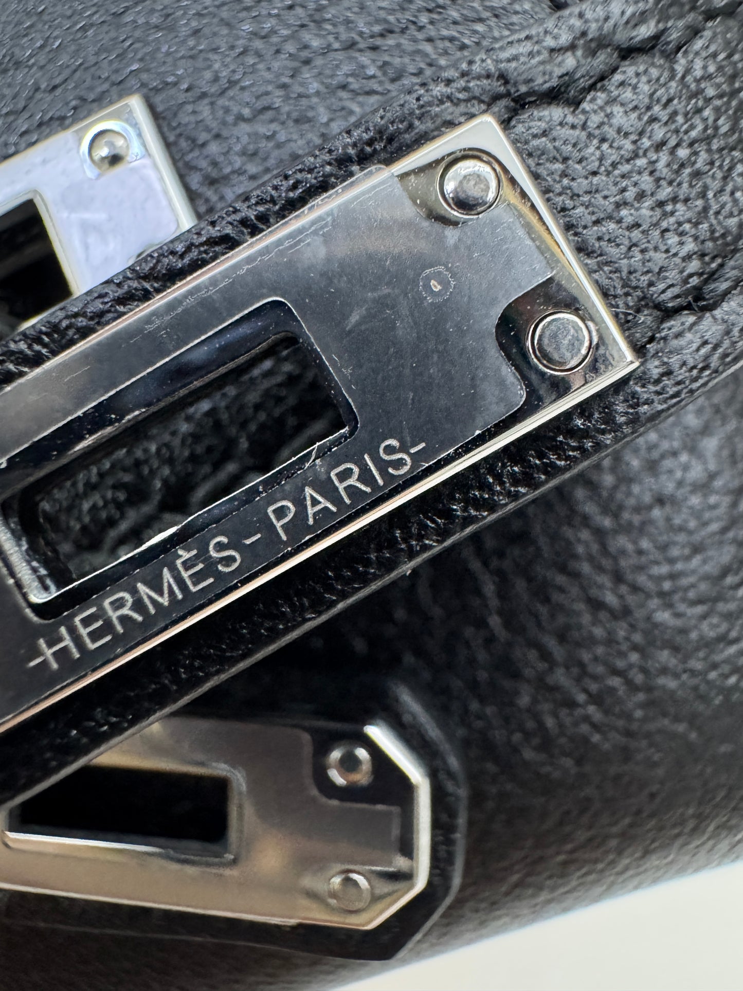 HERMES Kelly Moove 黑銀 Swift Noir PHW