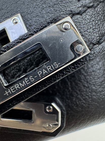 HERMES Kelly Moove 黑銀 Swift Noir PHW