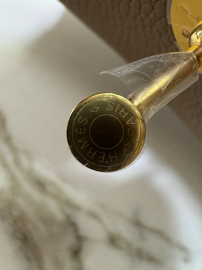 HERMES Mini Lindy II 馬爾淺米 金扣 TC