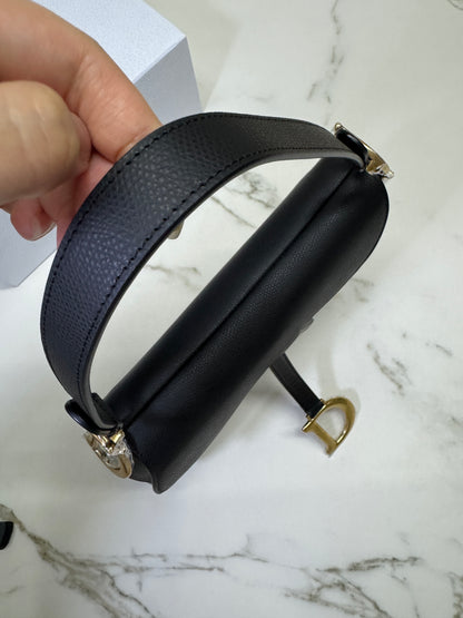 DIOR Saddle Medium Black