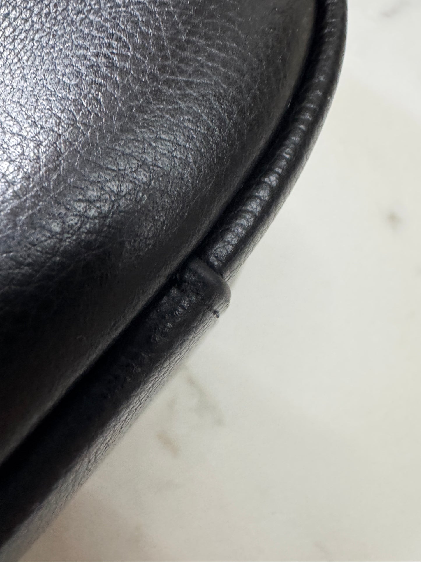 YSL LE 5 A 7 Hobo 黑銀 Large