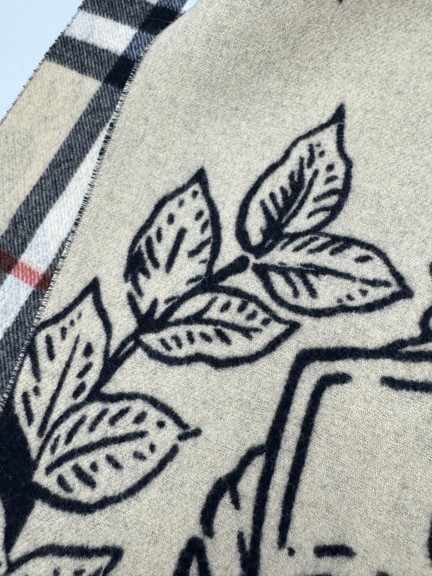 BURBERRY 雙面戰馬圍巾